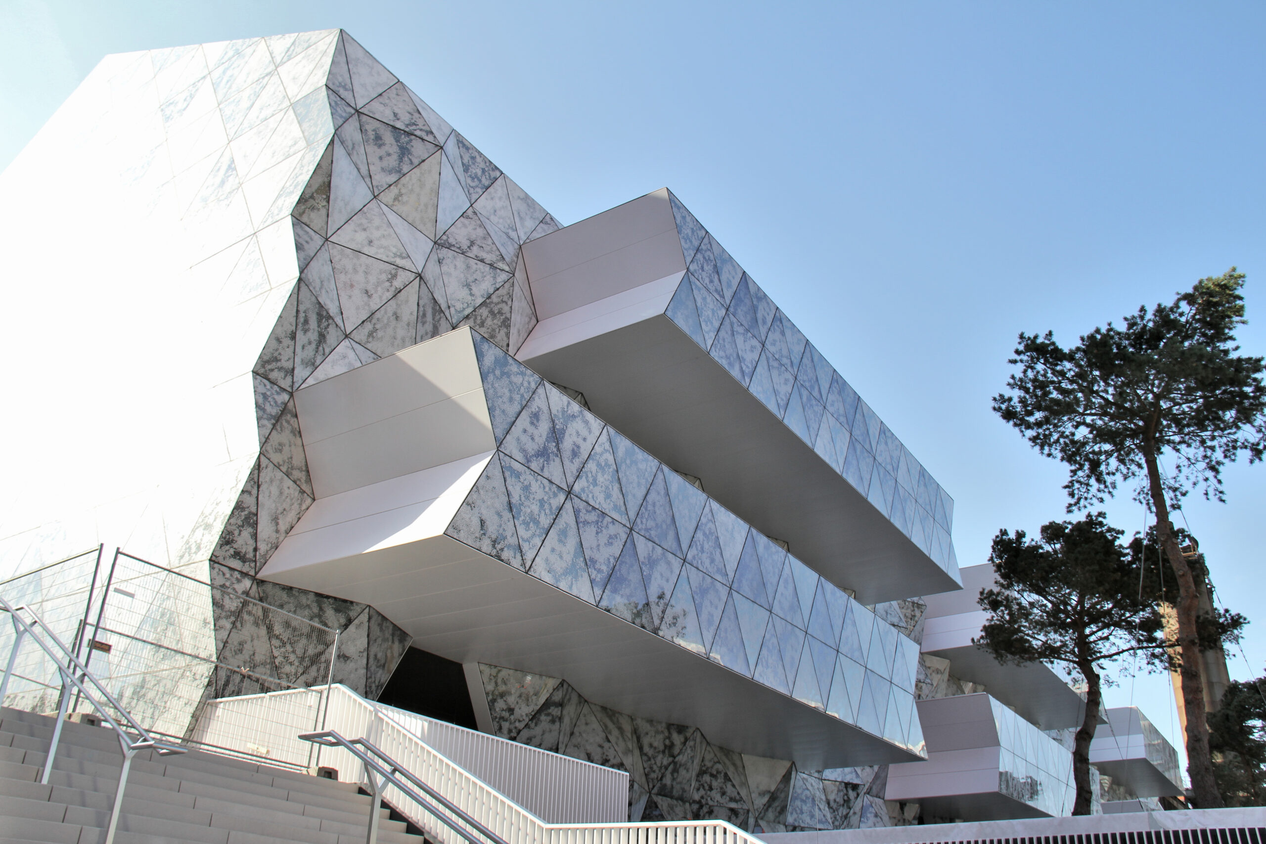 Luxembourg Learning Centre (LLC) Outside view, back of the building