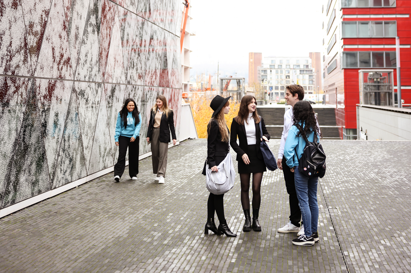 Group of new students on Belval Campus